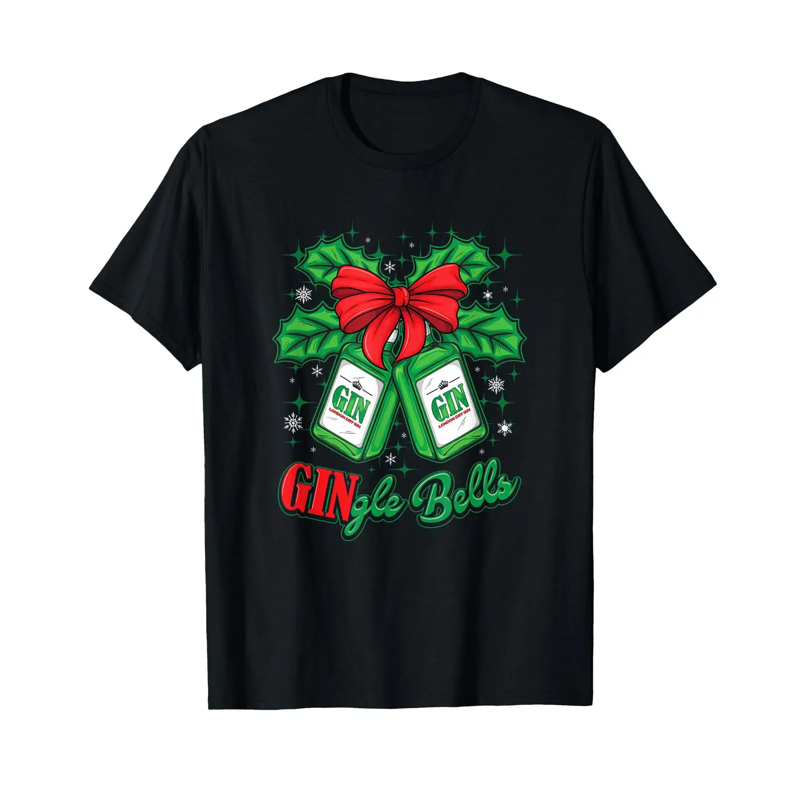 Mens Xmas Fashion - Grappige Kerst Xmas Gin Gingle Bells