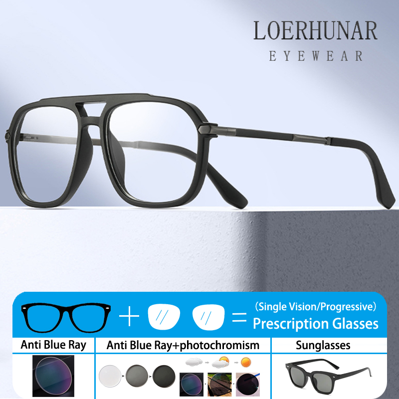 Mens Fashion Reading Glasses - Fashion Retro TR90 Leesbril Mannen Bijziendheid