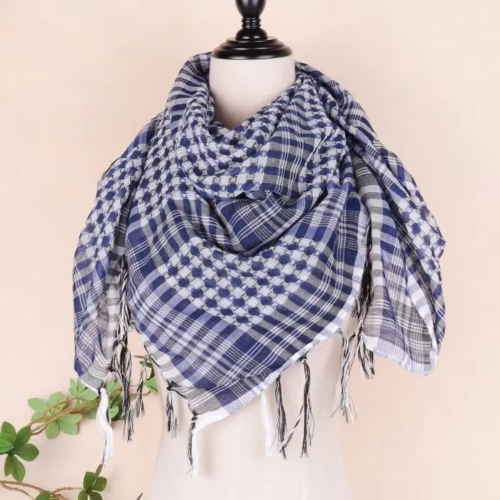 Men'S Fashion Head Scarf - Grote Arabische Shemagh hoofddoek met kwastje