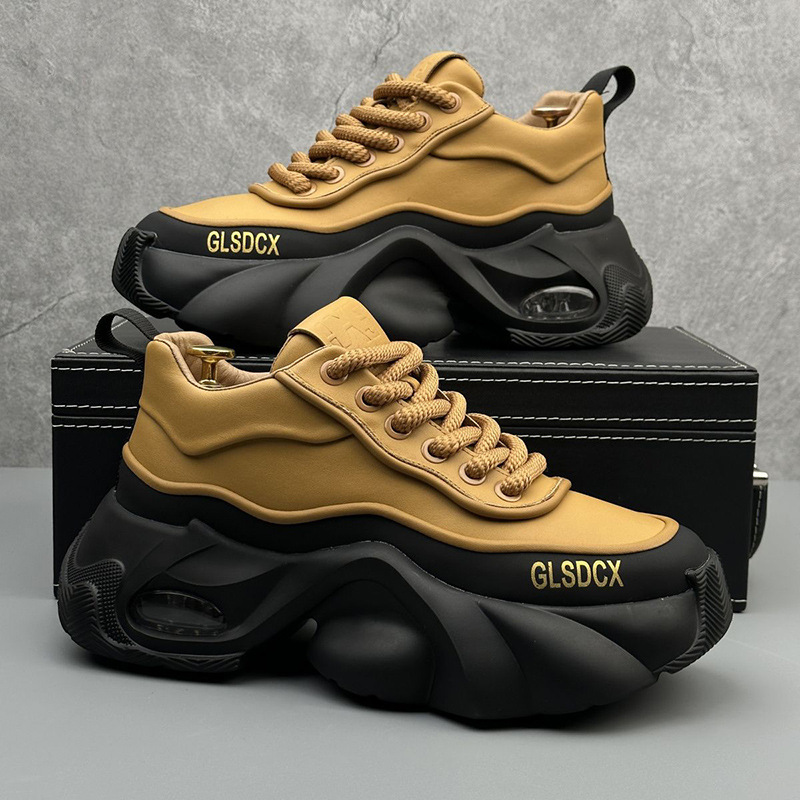 Mens Fashion Trainers 2025 - Ontwerperstijl herenschoenen 2025, herfstmode, comfortabele dikke