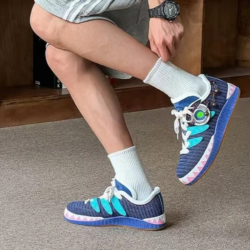 Mens Fashion Trainers 2025 - Lente Mode Oranje Heren Designer Sneakers