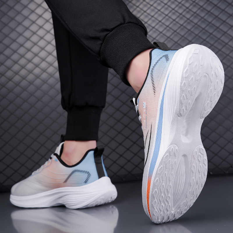 Mens Fashion Trainers 2025 - Synthetisch leer Schoenen met rubberen zool