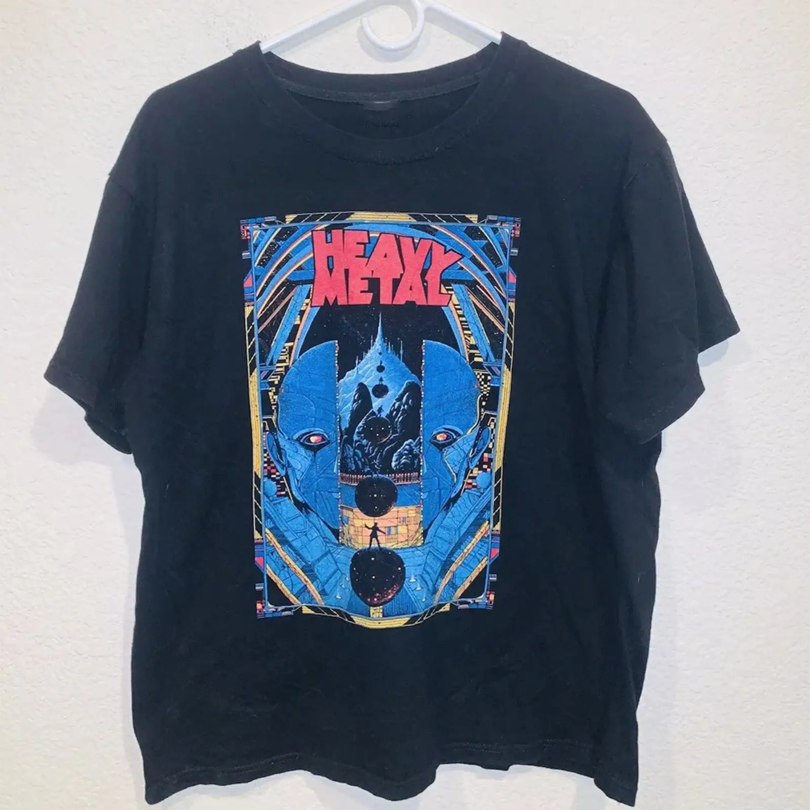 Mens Fashion Magazines - Vintage Heavy Metal T-shirt Zwart S