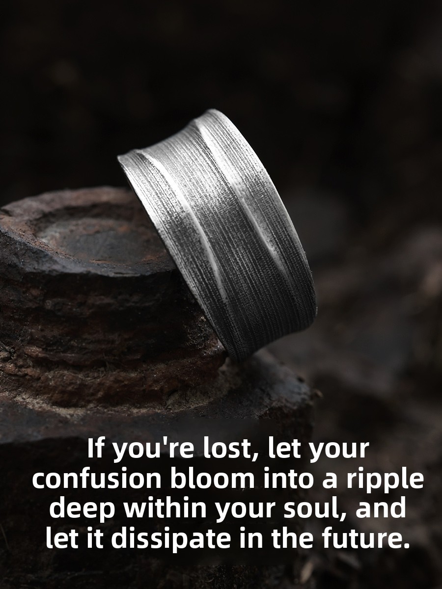 Men'S Fashion Rings - Originele Yinsu brede bandring voor mannen