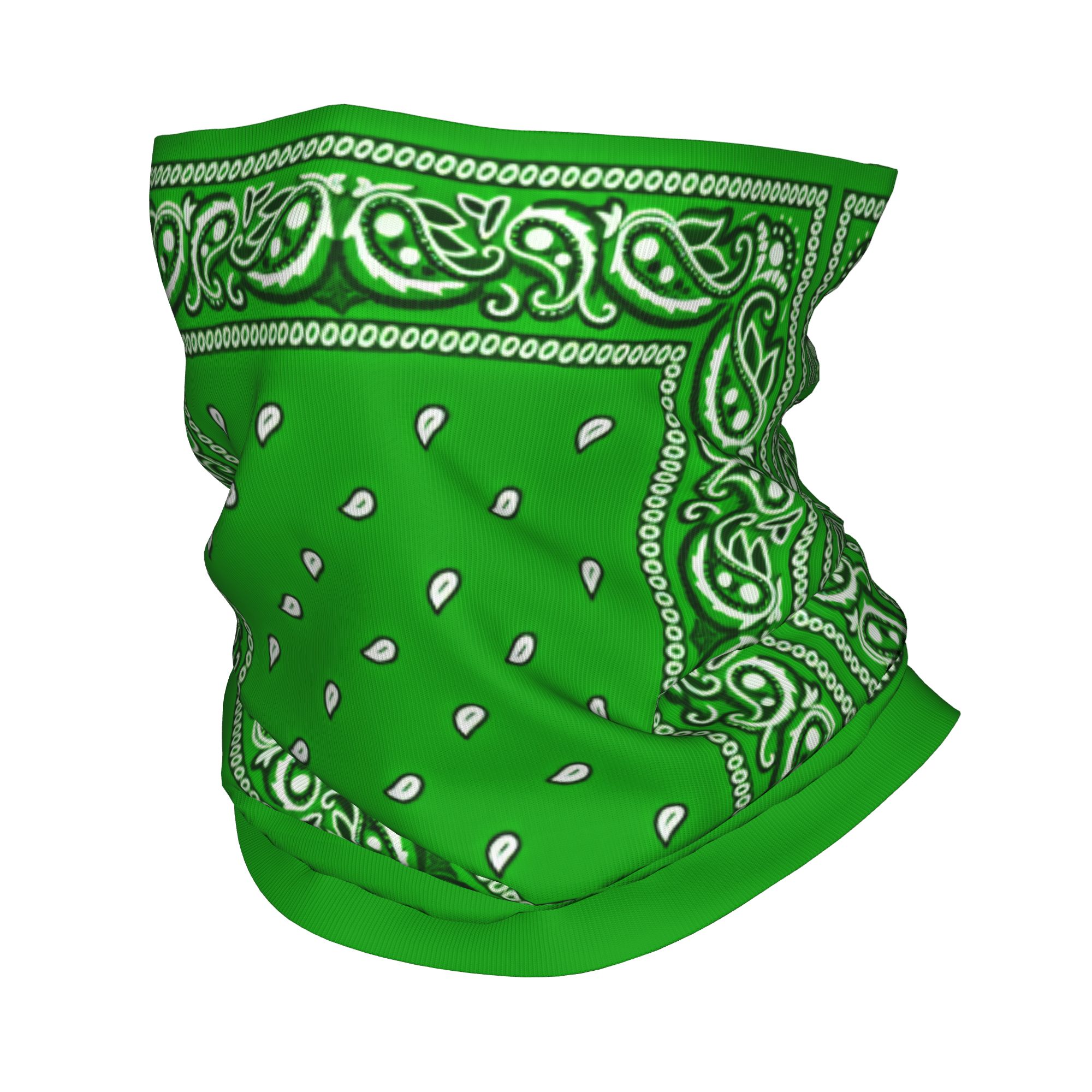 Men'S Fashion Rings - Groene bandana, coole fietsmasker, vismasker, UV-bescherming,