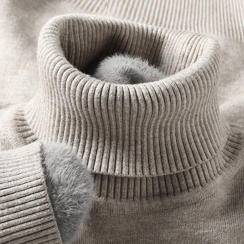Turtleneck Sweater Men - Sweatwear Heren Anti-pilling Hoge kwaliteit gebreide
