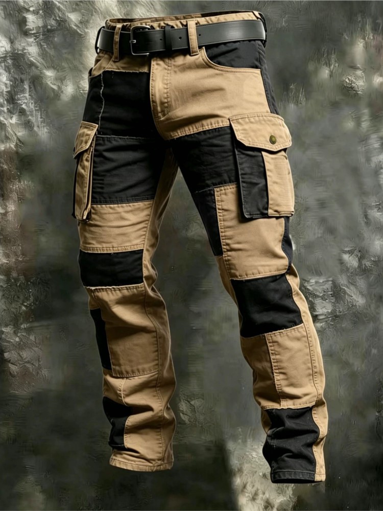 Katoenen heren cargobroeken Ka - Mens Fashion Cargo Pants recensie en prijs
