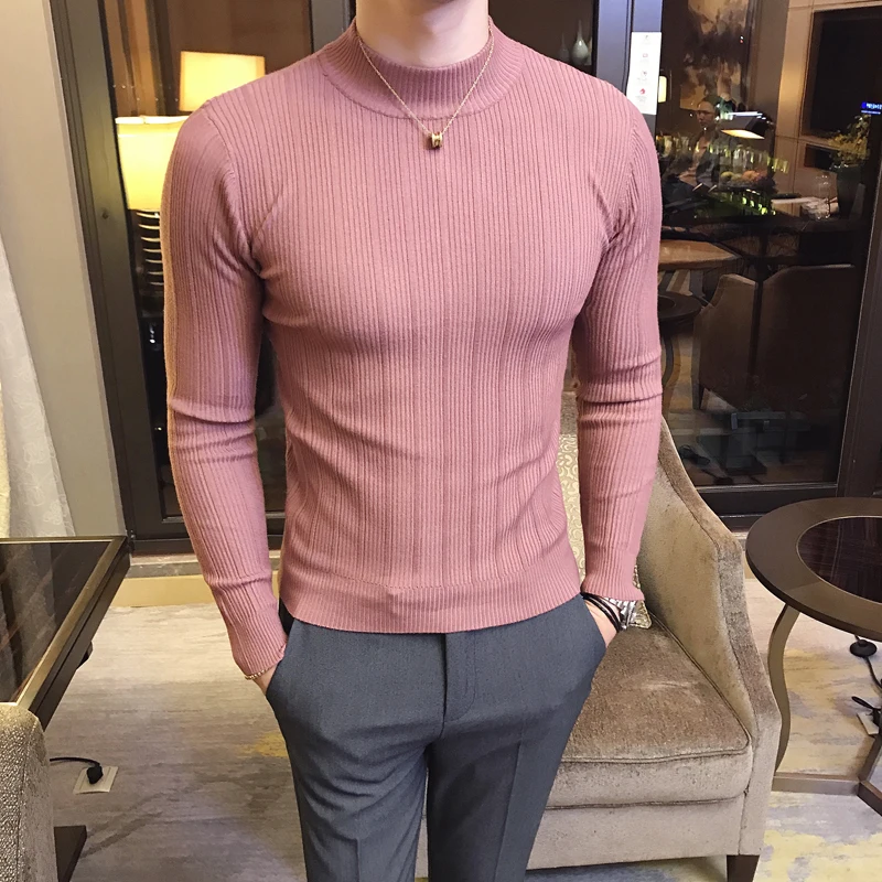Nieuwe herfst winter hoge kraa - Turtleneck Sweater Men recensie en prijs