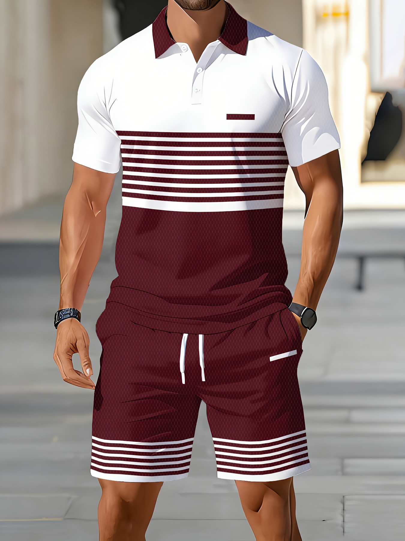 2026 Zomer Heren Polo Set - 3D - Men'S Fashion Polo recensie en prijs