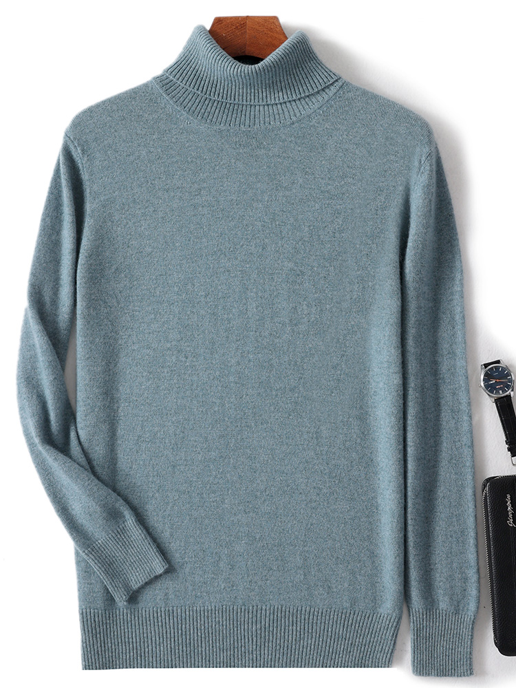 Herfst Winter Heren Wollen Col - Turtleneck Sweater Men recensie en prijs