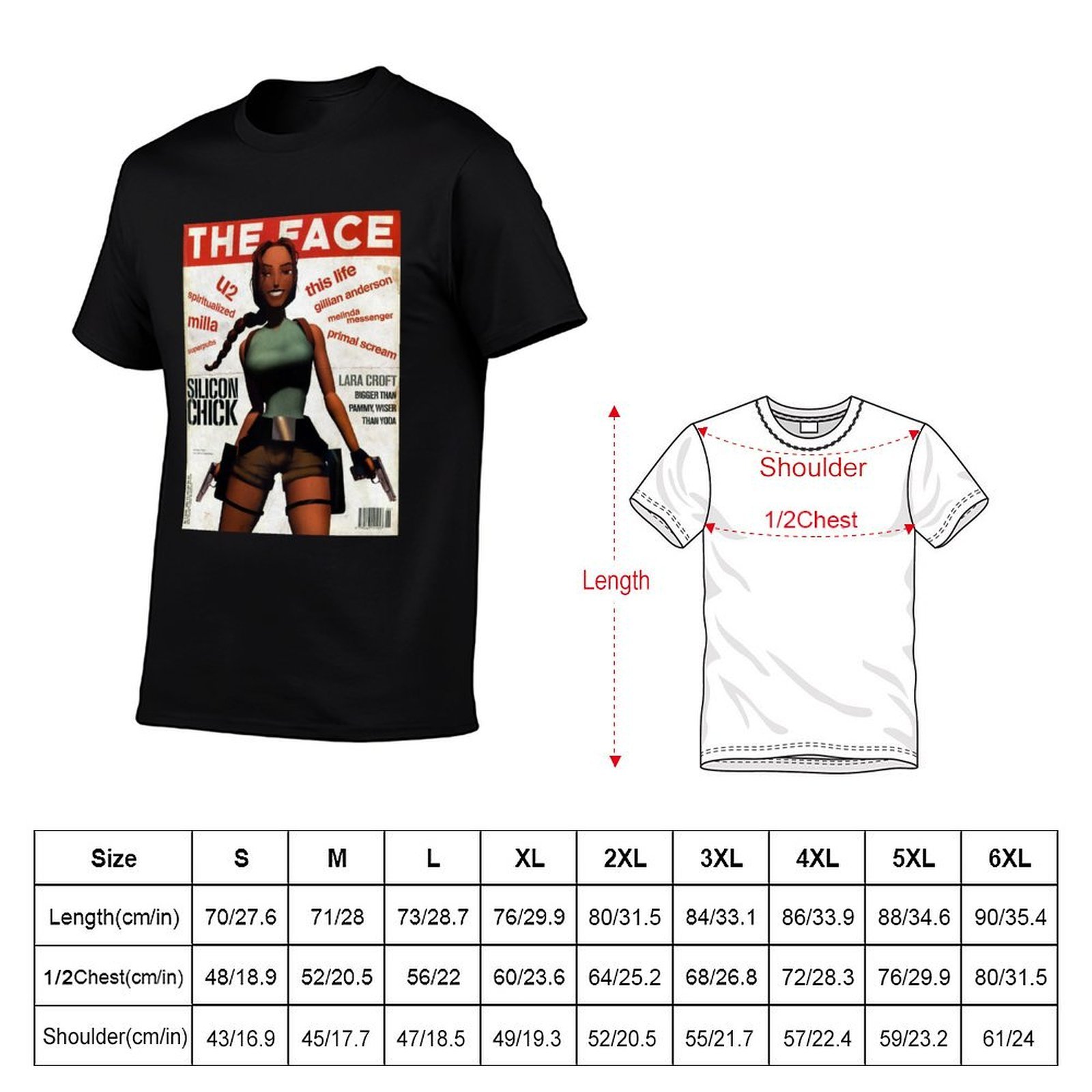 Lara Croft Retro Magazine Prin - Mens Fashion Magazines recensie en prijs