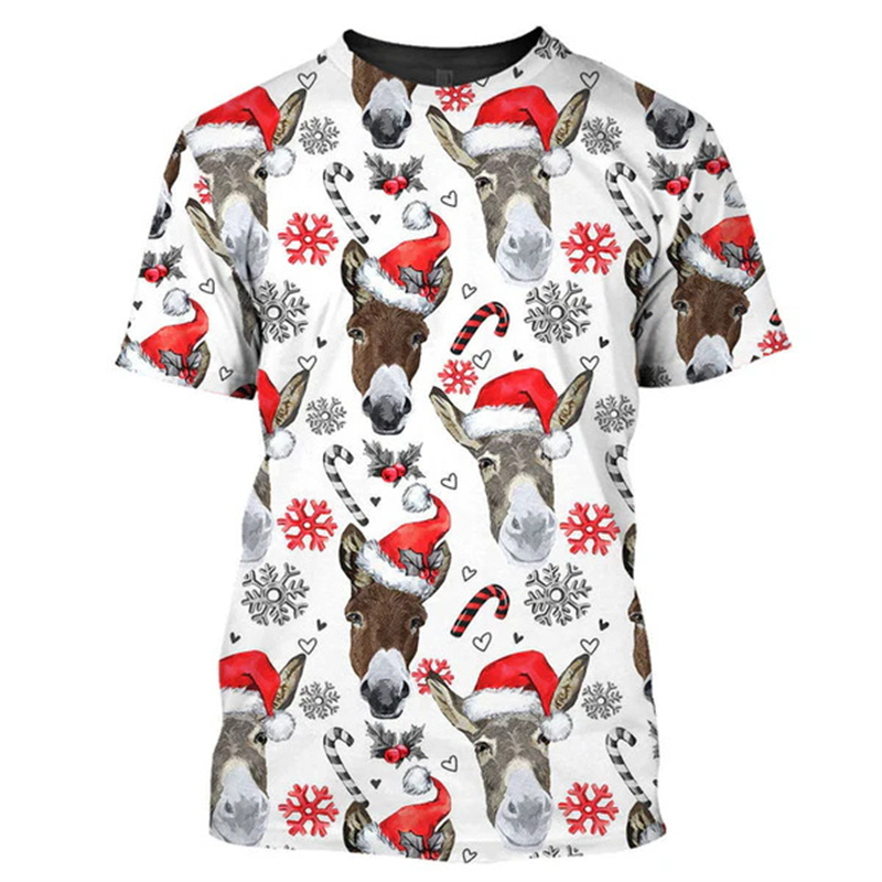 Nieuwe 3D Kerst Dieren Grappig - Mens Xmas Fashion recensie en prijs