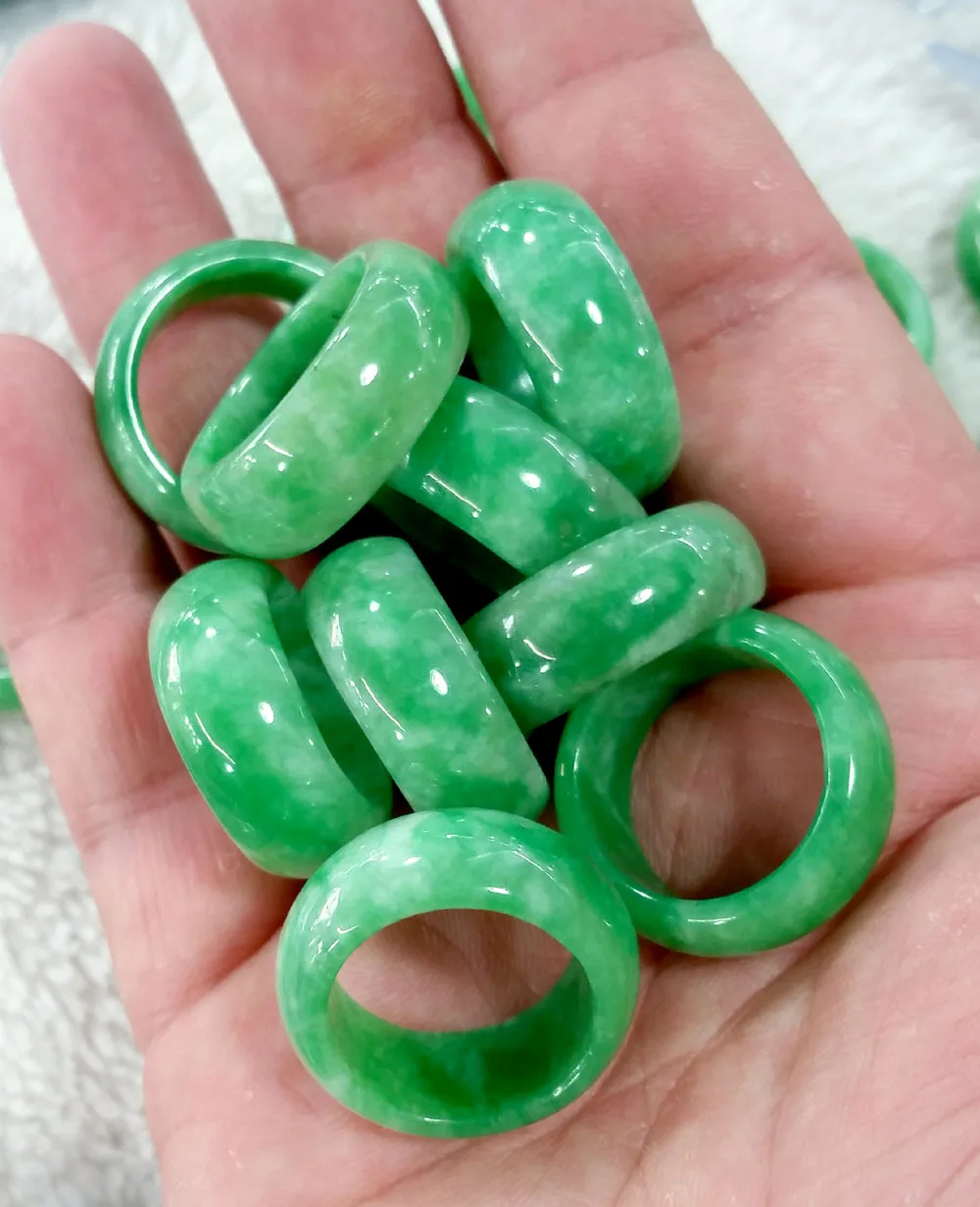 Natuurlijke Groene Jade Ring J - Men'S Fashion Rings recensie en prijs