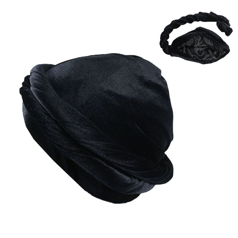 Effen kleur heren fluwelen hoo - Men'S Fashion Head Scarf recensie en prijs