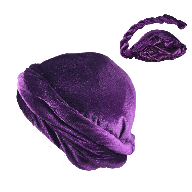 Effen kleur heren fluwelen hoo - Men'S Fashion Head Scarf recensie en prijs