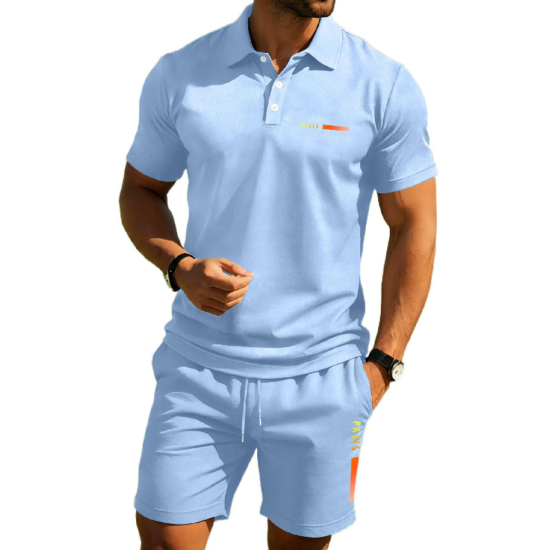 PARIS Print Hoogwaardig zomerp - Men'S Fashion Polo recensie en prijs