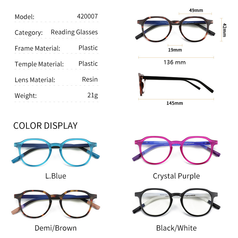 BLUEMOKY Retro Ronde Recept Br - Mens Fashion Reading Glasses recensie en prijs