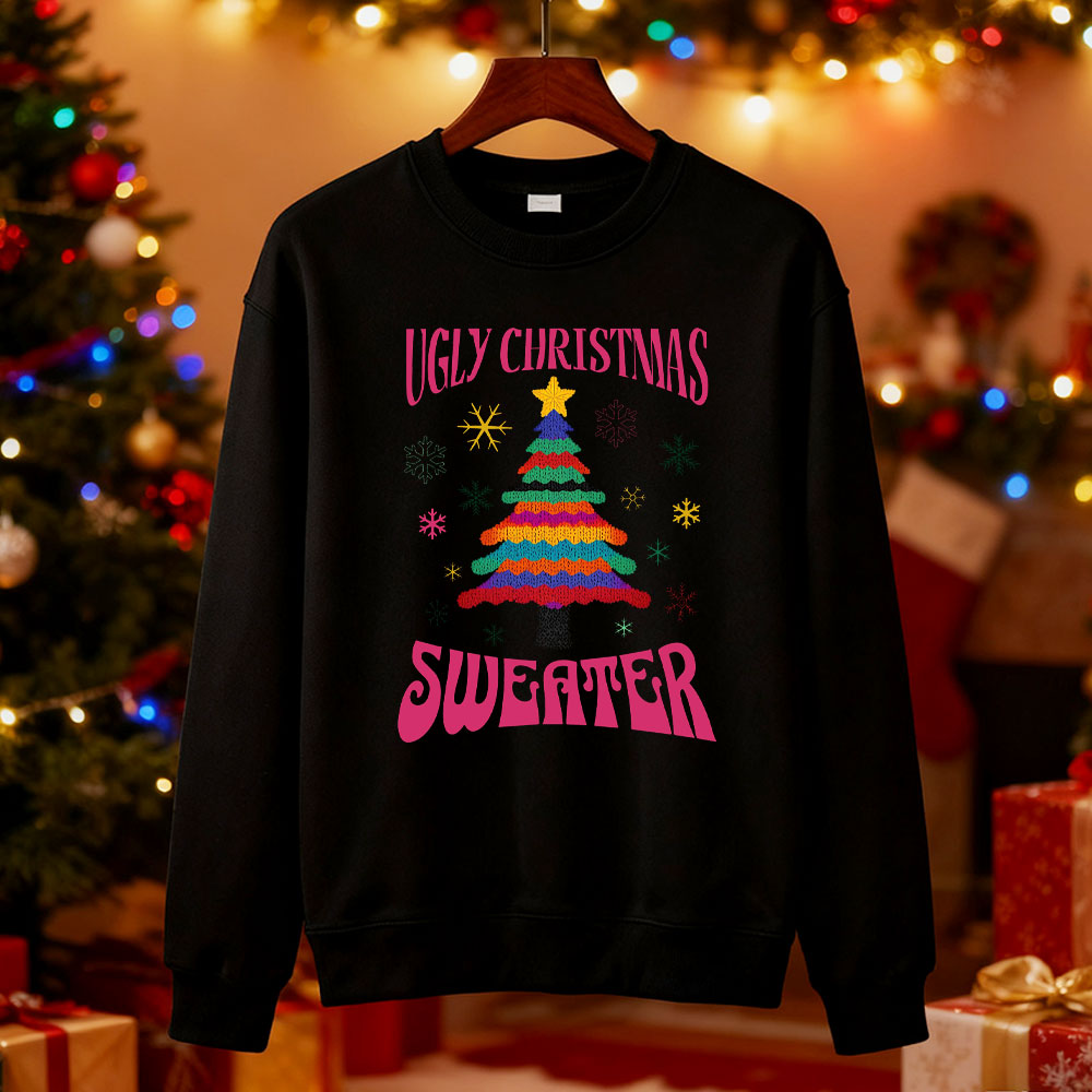 Lelijke kersttrui Boomsweater  - Mens Xmas Fashion recensie en prijs