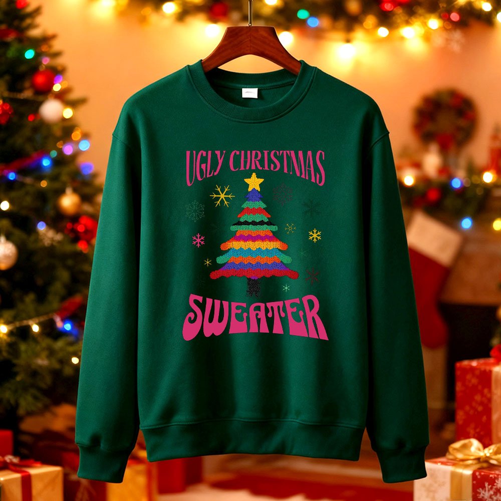 Lelijke kersttrui Boomsweater  - Mens Xmas Fashion recensie en prijs