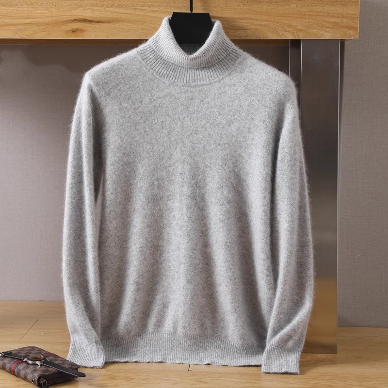 Heren 100% puur nertsfluwelen  - Turtleneck Sweater Men recensie en prijs