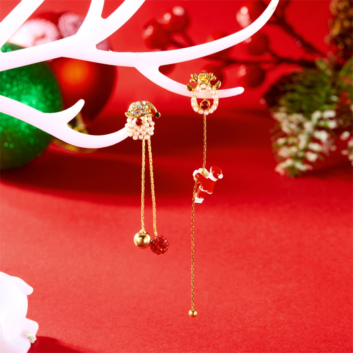 Kerstvakantie Drop Oorbellen K - Mens Xmas Fashion recensie en prijs
