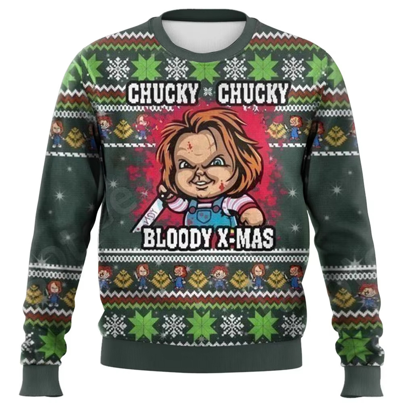 Fashion Chucky Graphic Ugly Ch - Mens Xmas Fashion recensie en prijs