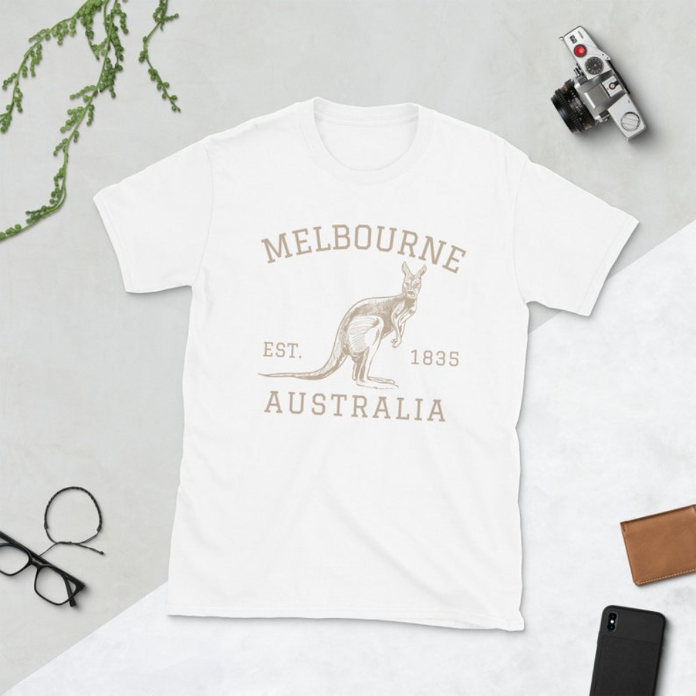 Melbourne Australië T-shirt Au - Mens Fashion Melbourne recensie en prijs