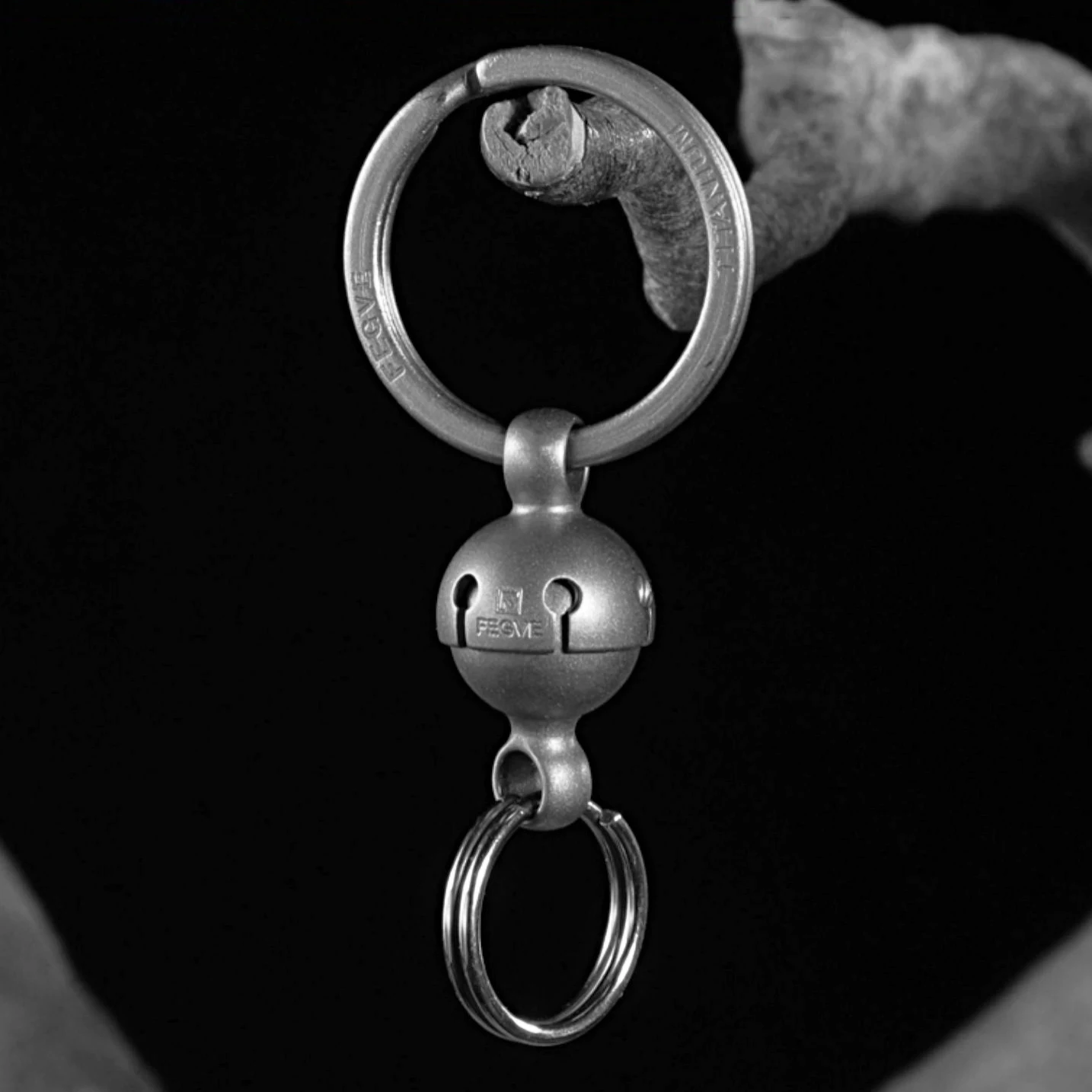 360 °   Titanium Sleutelhanger - Mens Xmas Fashion recensie en prijs